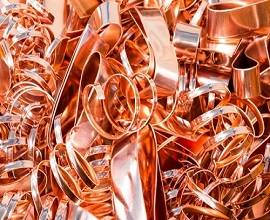 Copper turnings